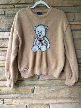 Simply Southern Camel Crewneck Sweater